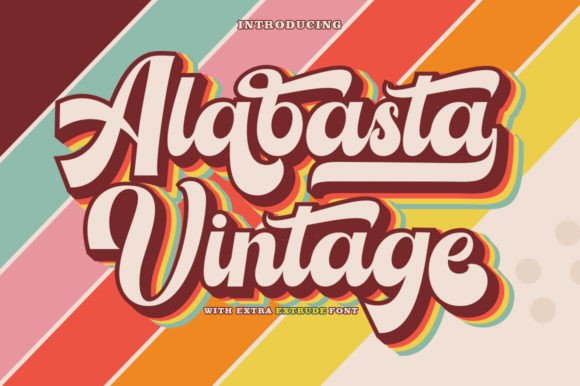 Alabasta Vintage: A Bold Script Typeface for Web Design
