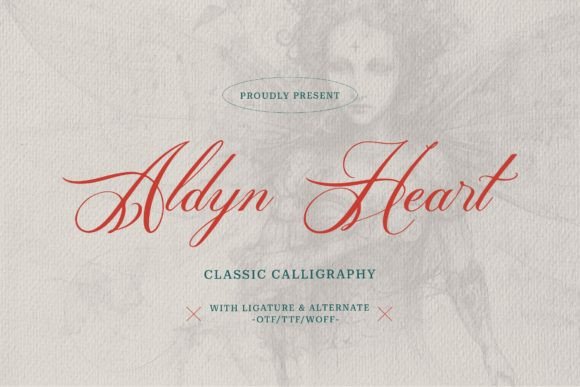 Aldyn Heart: A Luxury Script Font for Makers