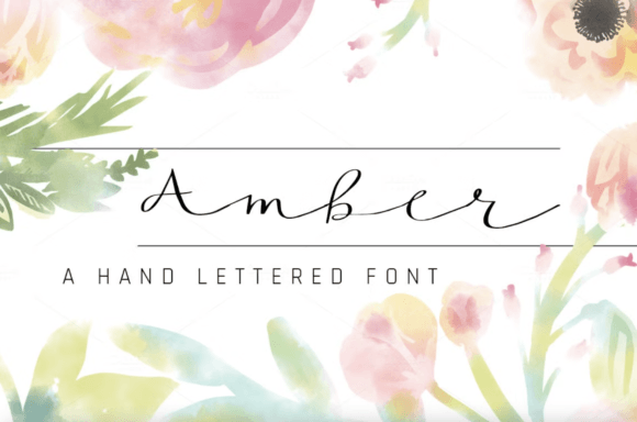 Amber: The Handwritten Font for Scroll-Stopping Marketing