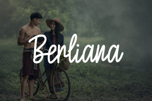 Berliana: A Versatile Script Font for Editorial Design