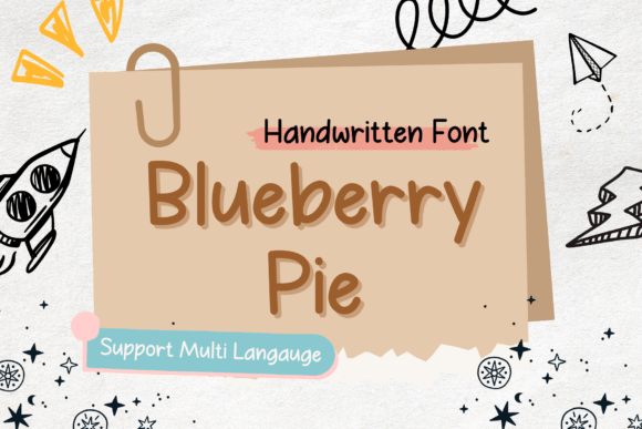 Blueberry Pie: A Sweet Script for Bold Branding