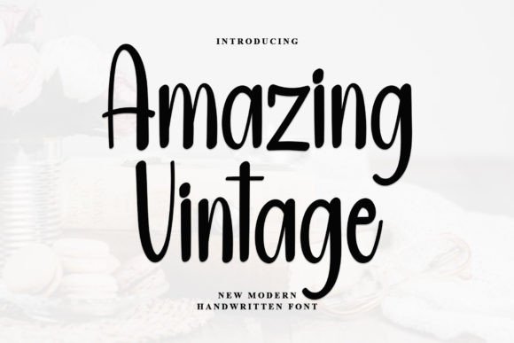 Bring Your Shop to Life with the Amazing Vintage Font