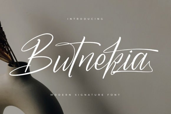 Butnekia: A Bold Script for Modern Brand Identity