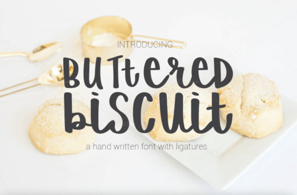 Buttered Biscuit: A Charming Typeface for Small Business Branding