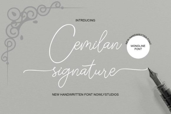Cemilan Signature: A Handwritten Font for Authentic Branding