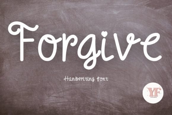 Forgive: A Timeless Script Font for Editorial Warmth