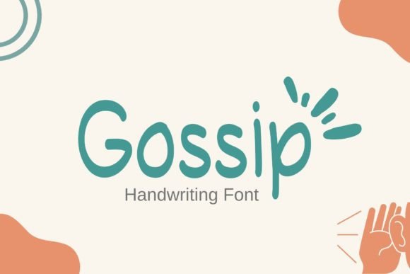 Gossip Font: The Handwritten Typeface Your Craft Business Needs