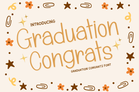 Graduation Congrats: A Handwritten Font for Digital Celebrations