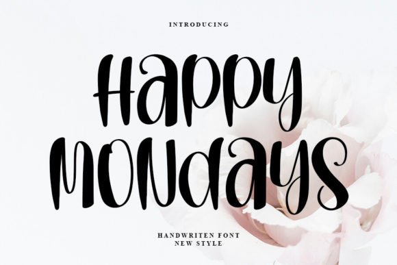 Happy Mondays: A Stylish Script Font for Web Headers