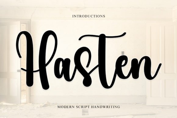 Hasten Font Review: A Creative Script for Campaign Design