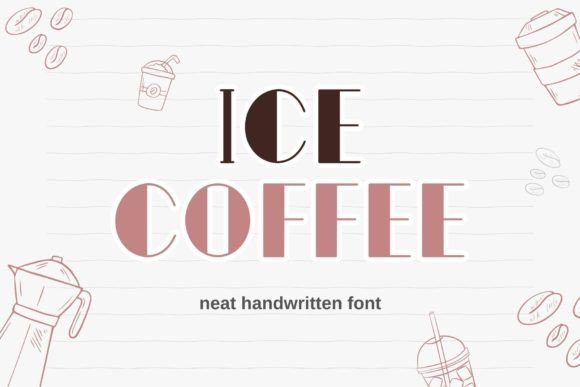 Ice Coffee Font: A Handwritten Typeface for Editorial Calm