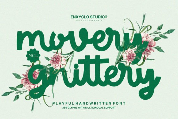 Movery Gnittery: A Playful Handwritten Font for Editorial Design