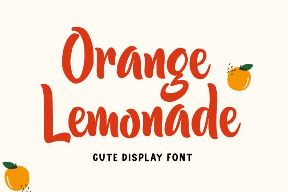 Orange Lemonade: The Handwritten Font That Refreshes Brand Identity