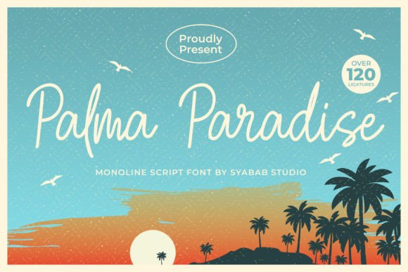 Palma Paradise: A Laid-Back Script Font for Editorial Design