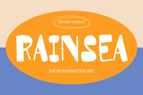 Rainsea Font: A Playful Typeface for Handmade Brands