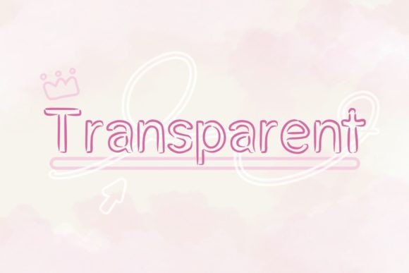 Transparent Font: A Handwritten Typeface for Modern Web Design