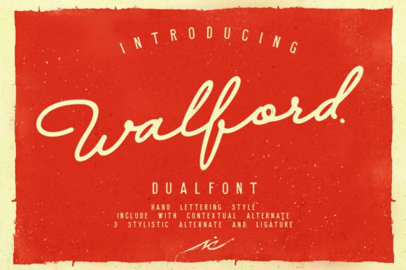 Walford: A Handwritten Font for Authentic Branding