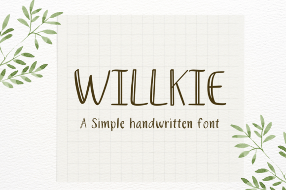 Willkie: A Handwritten Typeface for Modern Web Design